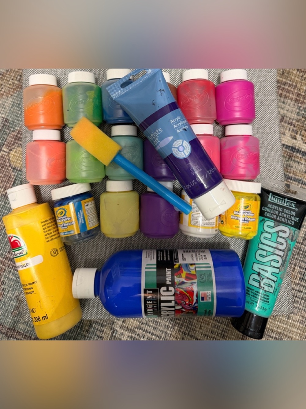 Misc Arts & Crafts acrylic paint & Crayola Kids washable paint